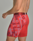 BÓXER ESTAMPADO ROJO