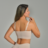 TOP ACANALADO TIRA ANCHA GRADUABLE BEIGE