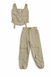 Conjunto Cargo Botones