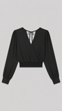 Blusa Manga Larga Cruzada
