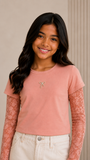 blusa con mangas