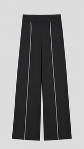 Pantalon con sesgos frontales