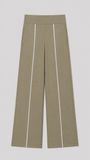 Pantalon con sesgos frontales