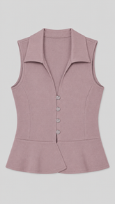 Blusa tipo chaleco
