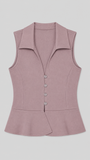 Blusa tipo chaleco
