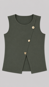 Blusa tipo chaleco