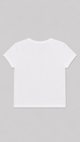 Camiseta flor croche