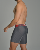 BÓXER NEGRO MEDIO CON RAYAS