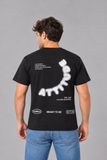 camiseta con doble estampado