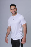 CAMISETA HOMBRE CON ESTAMPADO BLANCA
