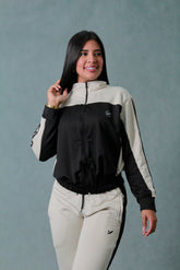 CHAQUETA MUJER COMBINADA