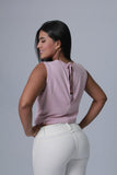 BLUSA MUJER RESORTADA PARTE INFERIOR