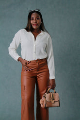 BLUSA MUJER CAMISERA TEXTURA