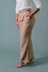 PANTALON MUJER DETALLE CINTURON