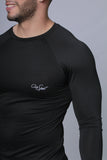 CAMISETA DEPORTIVA HOMBRE NEGRO