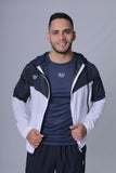 CHAQUETA HOMBRE ROMPEVIENTOS IMPERMEABLE BLANCO