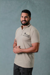 CAMISETA TIPO POLO HOMBRE CON BORDA