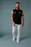 CAMISETA TIPO POLO HOMBRE PIQUE BLO