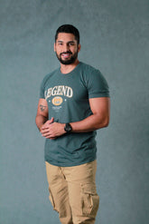 CAMISETA HOMBRE ESTAMPADO CON TECNI