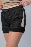 SHORT MUJER CON MALLA LATERAL