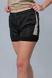 SHORT MUJER CON MALLA LATERAL