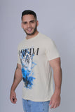 CAMISETA HOMBRE 100 ALGODÓN ESTAMPADA