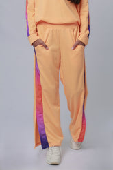 PANTALÓN NIÑA ESTAMPADO NARANJA