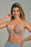BRASSIER INT MUJER ENCAJE MEDIA COPA CAFE