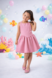 Vestido Corte V entallado