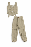 Conjunto Cargo Botones