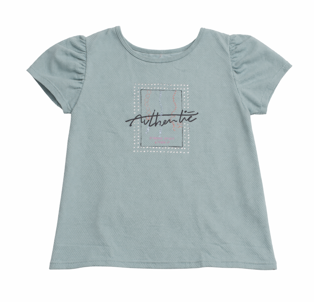 Blusa Textura Manga Bombacha