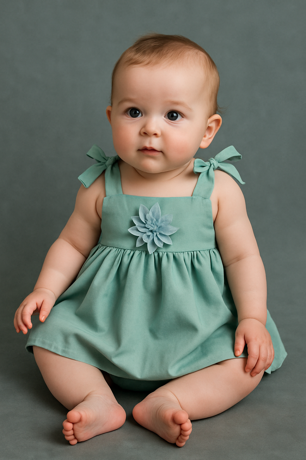 VESTIDO BEBITA MONO FLOR GLOBO