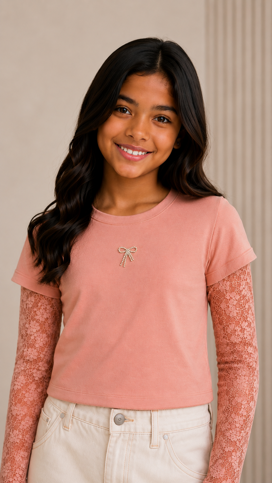 blusa con mangas