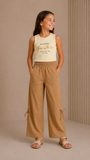 Conjunto de pantalon con textura