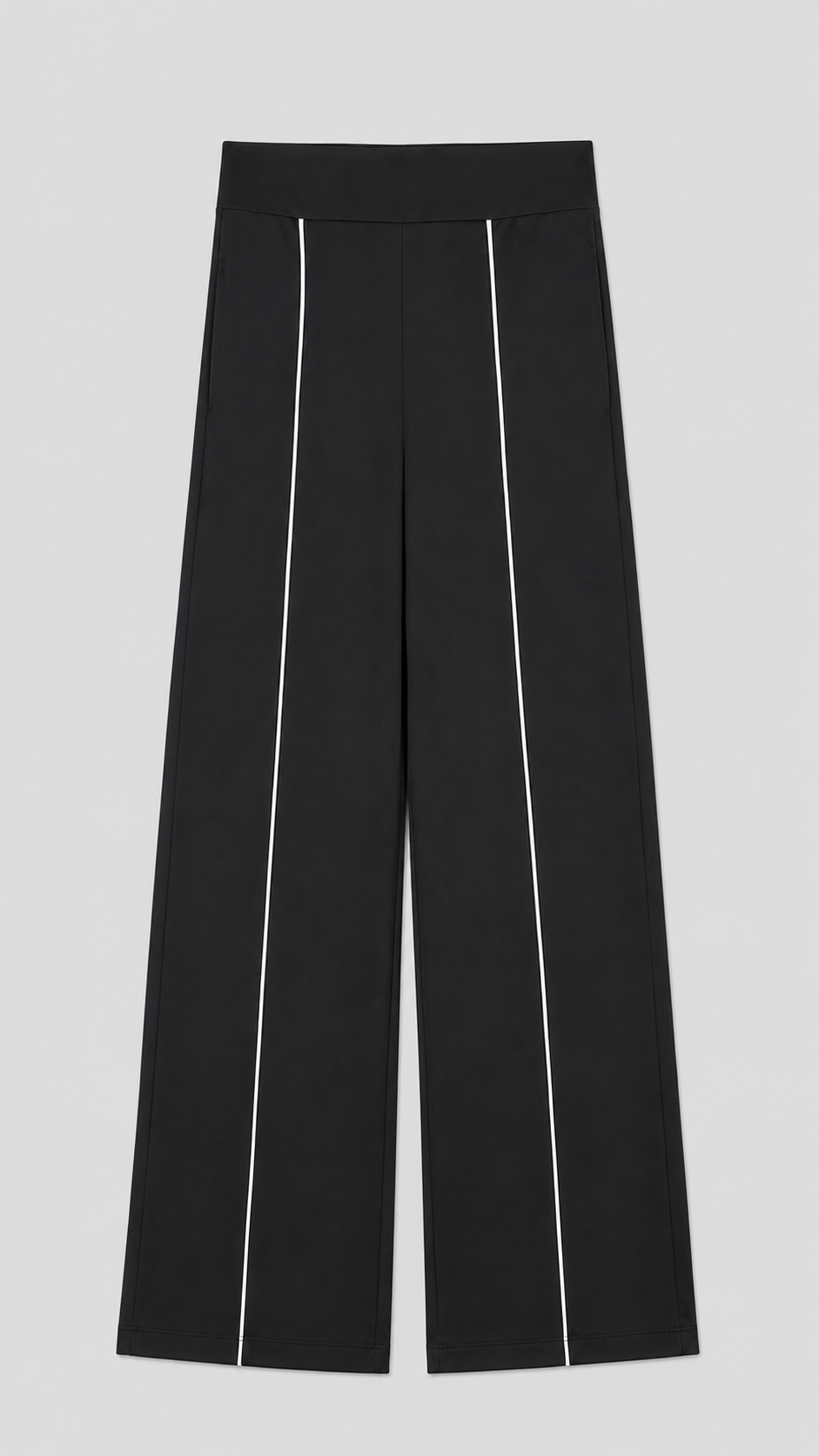 Pantalon con sesgos frontales