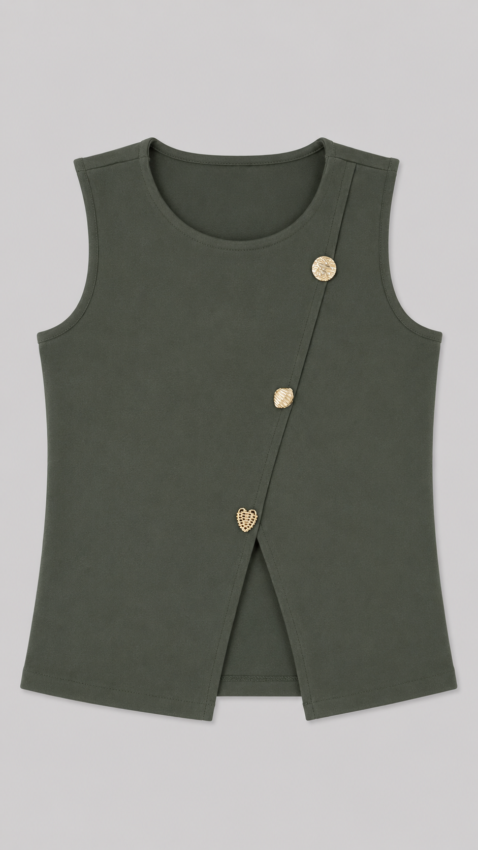 Blusa tipo chaleco