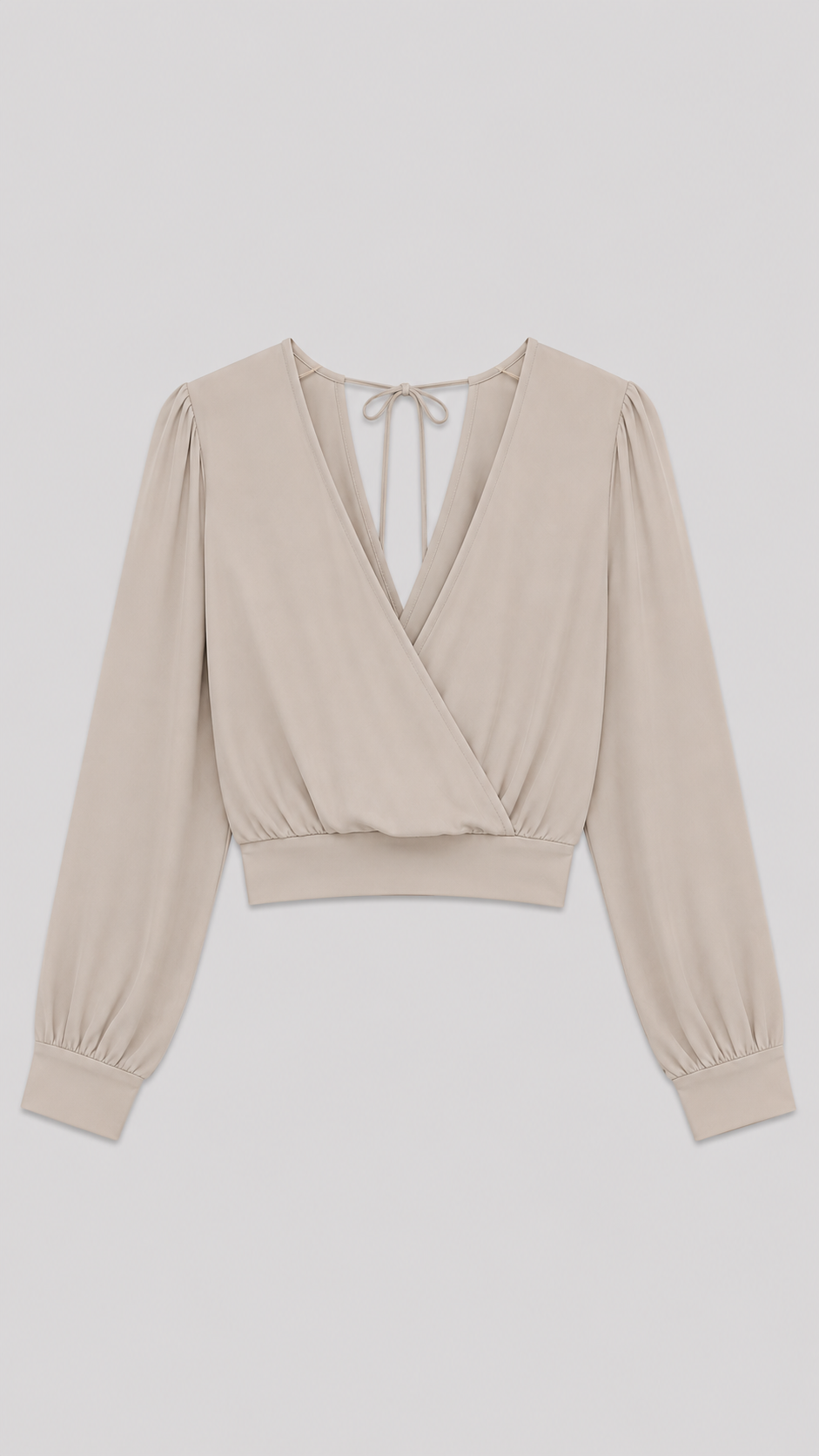 Blusa Manga Larga Cruzada