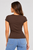 Camiseta basica manga corta