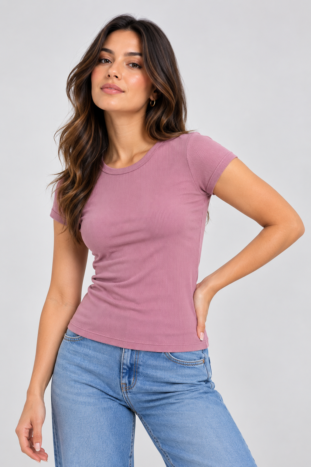 Camiseta basica manga corta