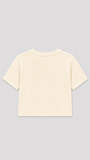 Camiseta flor croche