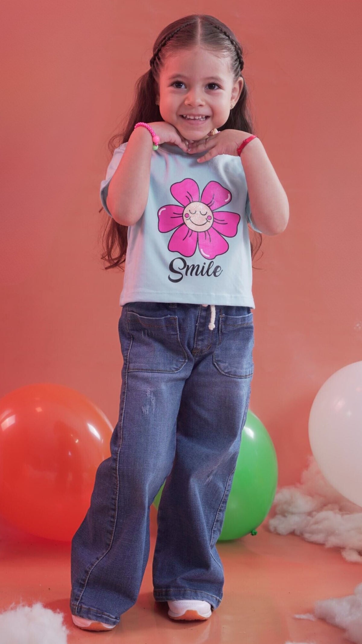 CAMISETA NIÑA MANGA CORTA ESTAMPADA