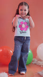 CAMISETA NIÑA MANGA CORTA ESTAMPADA