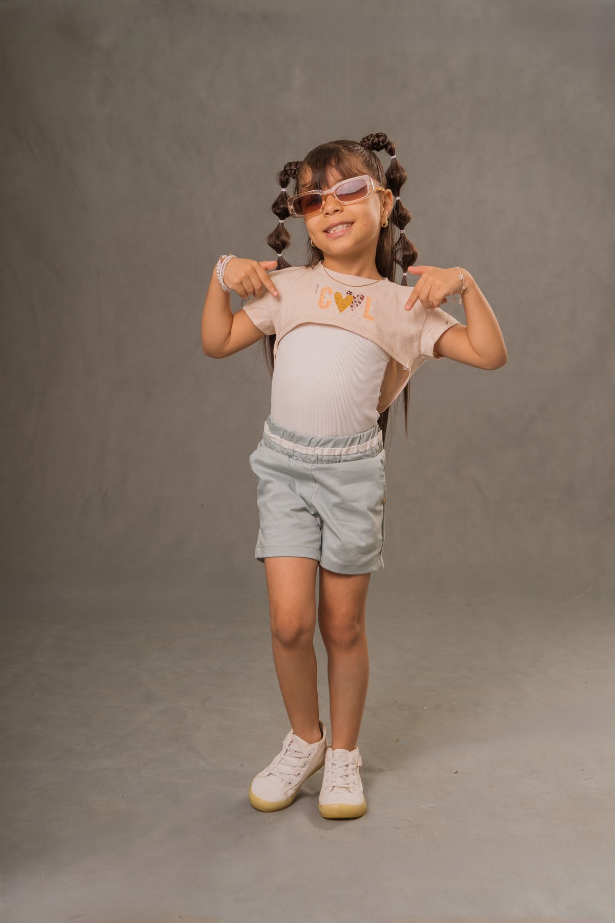 Blusa Niña Dúo Cool Pedrería