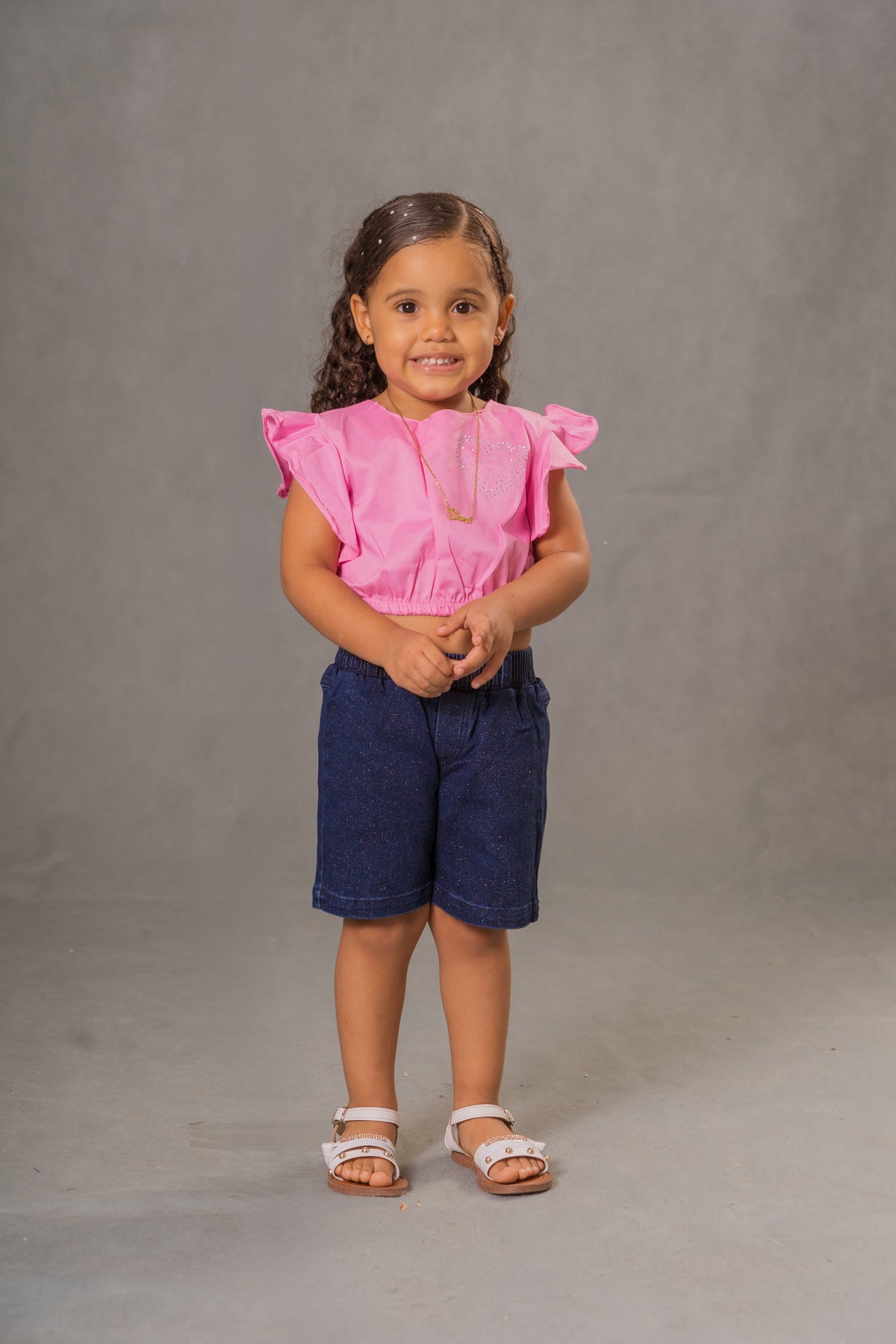 Conjunto Rayas Flores