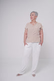 BLUSA MUJER SOLO FONDO 3 CUARTOS