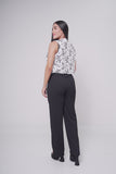 BLUSA CHALECO MUJER BLANCO ESTAMPADO