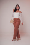 BLUSA MUJER TRASNPARENCIA CRUZADO