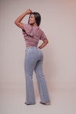 BLUSA MUJER SOLO FONDO MANGAS