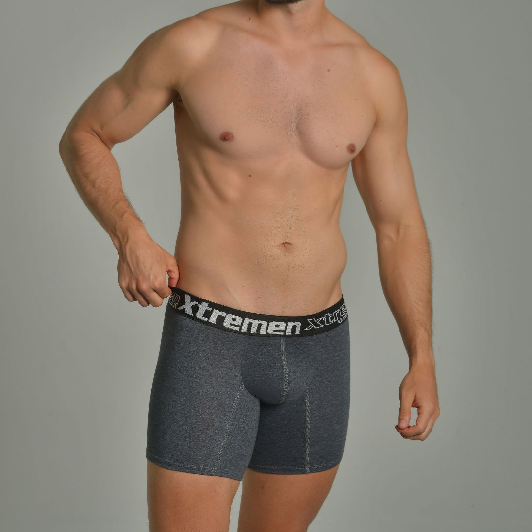 Bóxer de hombre Xtremen gris