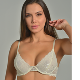 Bralette En Encaje Beige